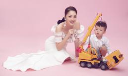 Dương Cẩm Lynh khoe vẻ đẹp mặn mà bên con trai kháu khỉnh