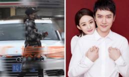 Triệu Lệ Dĩnh bị bắt gặp đi mua đồ sơ sinh với vòng 2 to lùm lùm sau hơn 1 tháng kết hôn với Phùng Thiệu Phong 