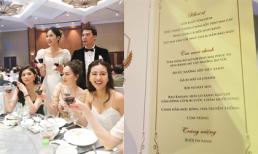 Thực đơn trong đám cưới của Á hậu Thanh Tú và chồng doanh nhân có gì đặc biệt?
