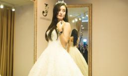 Dù phủ nhận kết hôn nhưng Huyền My lại lộ ảnh thử đầm cưới?