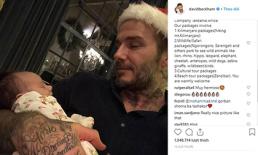 David Beckham gây sốt mạng xã hội với hình ảnh âu yếm mừng sinh nhật cháu gái