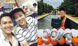 Danh hài Hoài Linh chúc mừng con trai ruột nhận bằng Tốt nghiệp