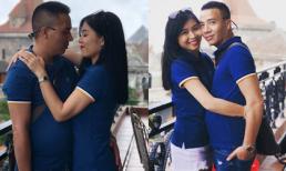 MC Hoàng Linh 'hâm nóng' tình cảm cùng chồng trong chuyến du lịch Bà Nà