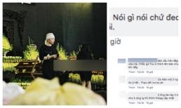 Tóc Tiên quấn khăn tang trong tang lễ mẹ Hoàng Touliver, dân mạng xôn xao chuyện là con dâu chưa?