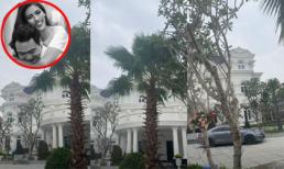 Lấy chồng đại gia, Lan Khuê khoe biệt thự trắng đồ sộ , nguy nga