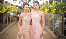 Huyền My 'đọ sắc' cùng bạn gái tin đồn của cầu thủ Phan Văn Đức