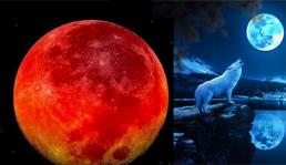 Siêu trăng, trăng máu, trăng sói xuất hiện cùng lúc vào tháng 1/2019