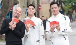 Đình Trọng - Văn Quyết đẹp bất chấp diễn viên điện ảnh khi diện áo dài ra phố