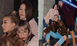 Nhân dịp năm mới, bộ ba hot girl nổi tiếng Hà thành đứng chung một khung hình khiến dân tình ngẩn ngơ