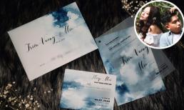 Hé lộ thiệp cưới ấn tượng, độc đáo của ca sĩ MiA