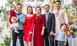 Sau tin vui bà xã mang bầu lần 3, gia đình Tuấn Hưng rộn ràng đi dự đám cưới em vợ
