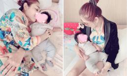 Lâm Khánh Chi lần đầu khoe ảnh con đầu lòng được sinh từ tinh trùng lưu giữ trước khi chuyển giới