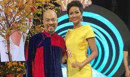 NTK Đức Hùng diện áo dài, nhí nhảnh bên Hoa hậu H'hen Niê tại trường quay