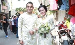 Trực tiếp đám cưới Võ Hạ Trâm: Cô dâu chú rể nổi bật với áo dài đôi