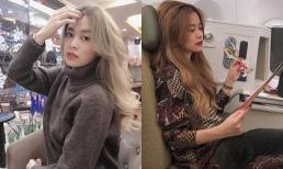 Chỉ trong vài ngày, Hoàng Thùy Linh đã 3 lần f5 mái tóc để chuẩn bị đón Tết Kỷ Hợi 