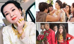 Những mỹ nhân Việt đeo vàng nặng trĩu trong ngày cưới