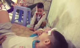 Xót xa đám tang của 2 vợ chồng bị container cán ở Bình Dương: 'Sao ba mẹ con cứ nằm hoài trong đó?'