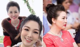 Nhan sắc mẹ ruột của cô dâu trong đám cưới 200 cây vàng ở lâu đài xinh đẹp khiến dân mạng ngưỡng mộ