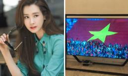 Mỹ nhân “Phía đông vườn địa đàng” đăng ảnh chúc mừng đội tuyển Việt Nam vào tứ kết 