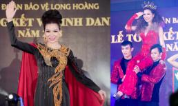 Hoa hậu Bùi Thị Hà diện áo dài dát vàng, hóa thân thành công chúa trên sân khấu trong vai trò ca sĩ