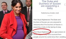 Người hâm mộ ngỡ ngàng phát hiện hóa ra Nữ hoàng Anh chưa từng xác nhận chuyện Meghan mang thai dựa vào điều này