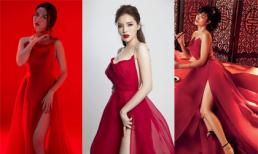 Đây là bộ váy đỏ thần thánh mà sao Việt 'đụng hàng chan chát' trong năm 2018