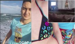 Không chỉ mặc áo mưa đôi, bạn gái Lâm Tây còn khoe hẳn ảnh tế nhị của hai người trên giường?