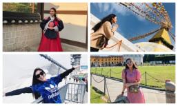 Hoa hậu Tường Linh khoe album ảnh mỗi tháng đi 1 nước trong năm 2018