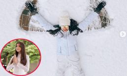 Đăng ảnh 'đắm mình' trong tuyết lạnh ở Mỹ, Hoa hậu Phạm Hương được fan nhắc nhở điều này