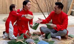 Cùng gói bánh chưng ngũ sắc ngày Tết với vợ chồng Phan Như Thảo