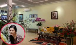 Không gian ngập tràn sắc hoa ngày Tết bên trong nhà diễn viên Thúy Hà