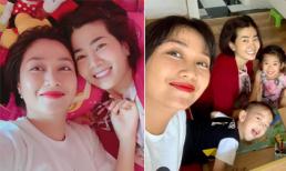 Mai Phương tự lái xe cùng con gái đi chúc Tết sau khoảng thời gian chống chọi với bệnh ung thư