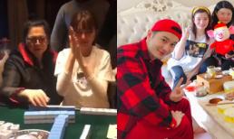 Sao Hoa ngữ đón Tết Kỷ Hợi: Người vui vẻ chơi mạt chược, người vẫn đi đóng phim