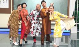 NTK Đức Hùng diện cả 'một vườn hoa' lên người ghi hình Cafe sáng