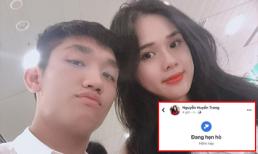Trọng Đại U23 và bạn gái thí sinh Hoa hậu 'đánh dấu chủ quyền' trên trang cá nhân 