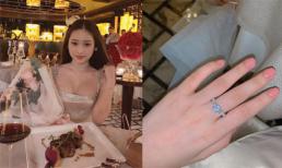 Thúy Vi công khai được bạn trai mới tặng nhẫn kim cương, hi vọng không bị 'mọc sừng'