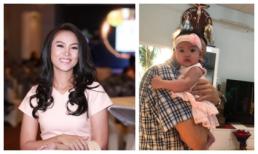 Diễn viên Như Phúc khoe cận mặt con gái thứ tư được sinh ở tuổi tứ tuần