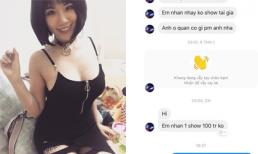 Được gạ nhảy thoát y tại nhà với giá 100 triệu, Linh Miu: 'Mang tiền đấy về cho vợ con đi anh nhé'