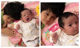 2 quý tử nhà vợ chồng Thanh Thúy - Đức Thịnh “đốn tim” fans bằng loạt biểu cảm đáng yêu