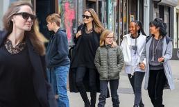 Lấy lại cân bằng sau 'cuộc chiến' ly hôn, Angelina Jolie tăng cân thấy rõ xuất hiện tươi tắn bên các con