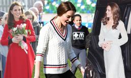 Nổi tiếng tiết kiệm, Kate cũng chẳng cạnh kém em dâu khi 'thử' diện đồ đắt tiền, thay trang phục ba lần trong ngày đầu đến Bắc Ireland