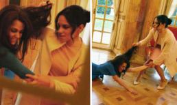 Hình ảnh gây sốc toàn tập: Công nương Meghan túm tóc, đánh nhau với chị dâu Kate ở ngay Cung điện