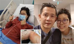 Con gái đạo diễn 'Những ngọn nến trong đêm' phải mổ cánh tay vì nhiễm trùng sau 1 thời gian tái phát ung thư máu