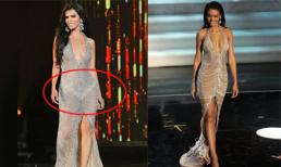 Đối thủ Nhật Hà tại Miss International Queen bị chỉ trích vì mặc váy nhái Hoa hậu Hoàn vũ 2006