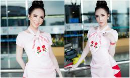 Hot girl chuyển giới Trần Đoàn 'đẹp bất chấp' lên đường sang Singapore dự Đêm hội chân dài