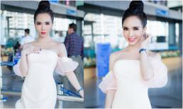 Hot girl chuyển giới Trần Đoàn ăn mặc giản dị vẫn đầy nổi bật tại phi trường Singapore