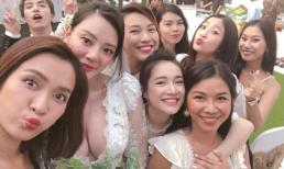 Nhã Phương xuất hiện xinh đẹp trong đám cưới bạn thân nhưng vẫn không thể lấn át cô dâu