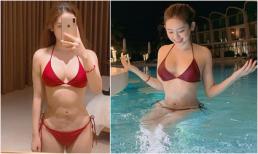 Sau đại trùng tu nhan sắc, Thúy Vi tự tin phô diễn body siêu nóng bỏng ở Phú Quốc