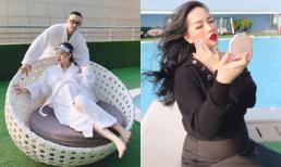 Anh trai Bảo Thy cưng chiều vợ như trứng mỏng, nhìn sang nhan sắc của Trang Pilla bầu vượt mặt mới 'ngã ngửa'