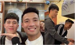 Dũng trung vệ quây quần tại nhà Đình Trọng, fan lại được dịp 'đẩy thuyền', se duyên